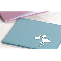 Libro de firmas para bautizo GRABADO azul niño libros PERSONALIZADOS